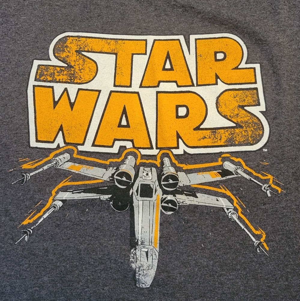 Star Wars X Wing Charcoal Gray T-Shirt